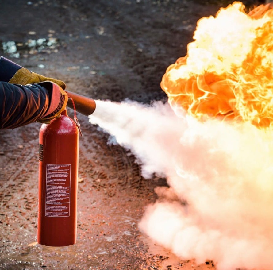 Sodium Bicarbonate in Fire Extinguishers